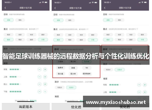 智能足球训练器械的远程数据分析与个性化训练优化